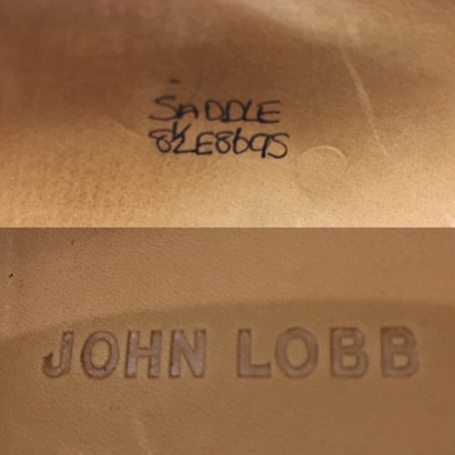 shoes salon BABE / JOHN LOBB/ジョンロブ “SADDLE/サドル”UK 8 1/2 E